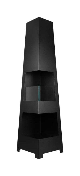 Biofireplace freestanding Pyramid Garden black matte