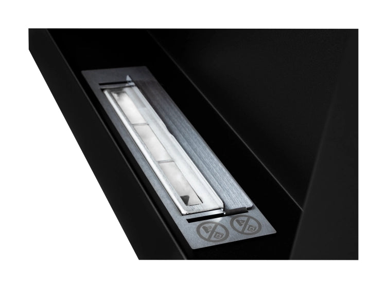 Biofireplace hanging 650x400 black structural matte