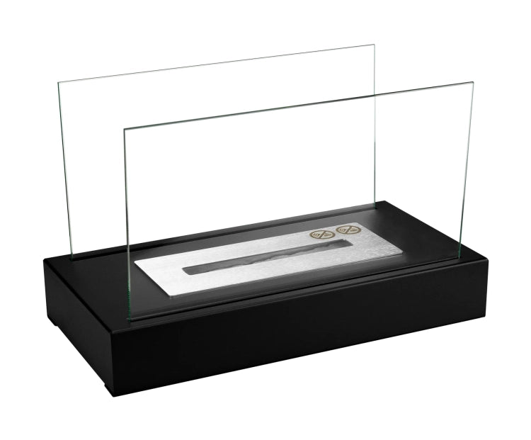 Biofireplace freestanding Glow black matte