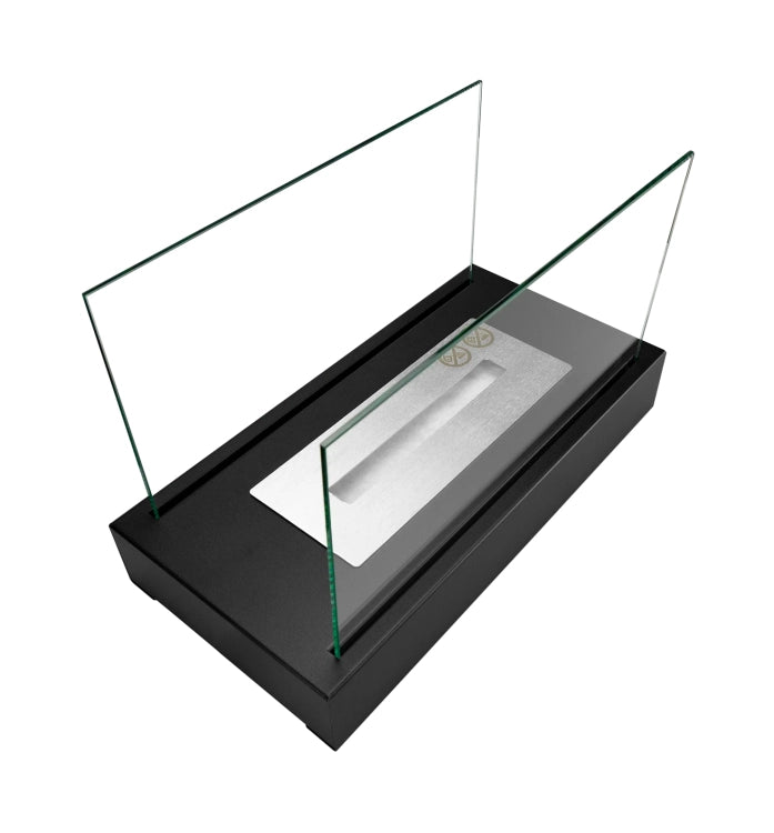 Biofireplace freestanding Glow black matte