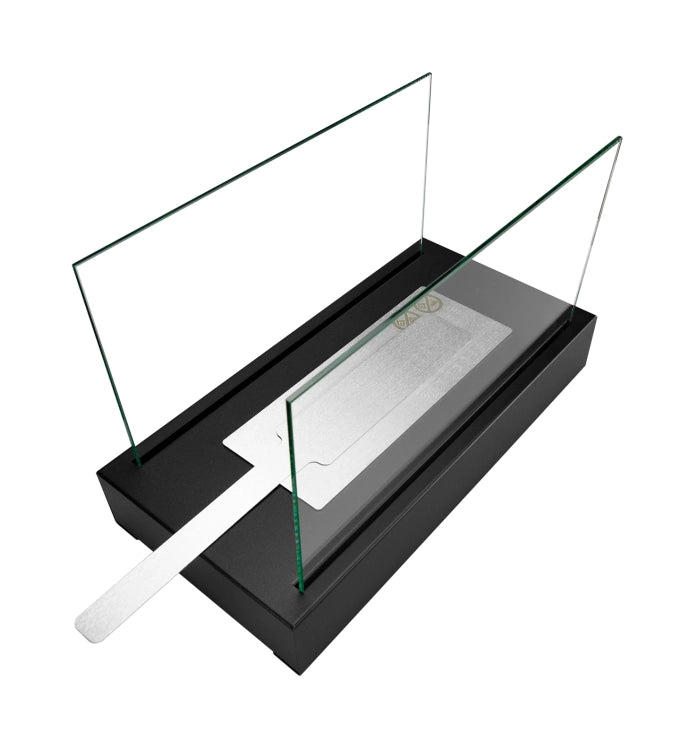 Biofireplace freestanding Glow black matte