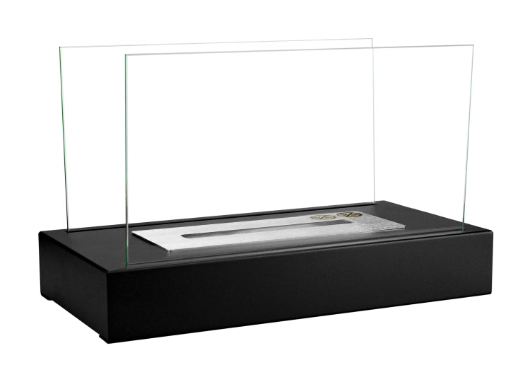 Biofireplace freestanding Glow black matte