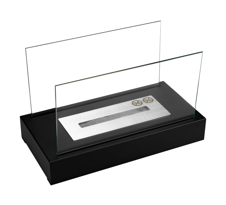 Biofireplace freestanding Glow black matte