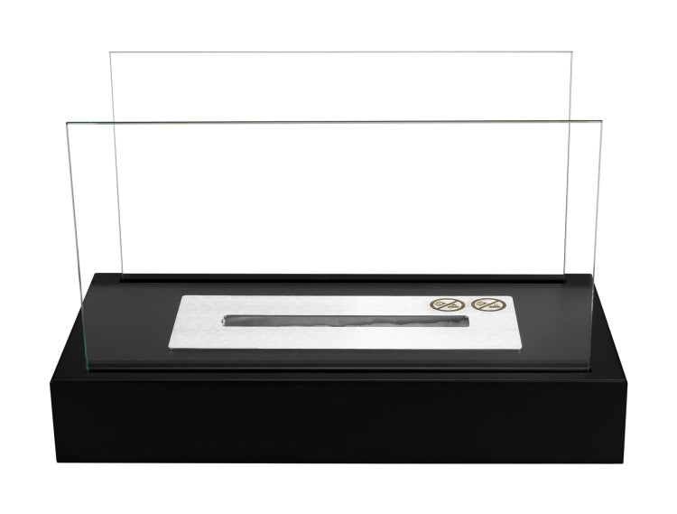 Biofireplace freestanding Glow black matte