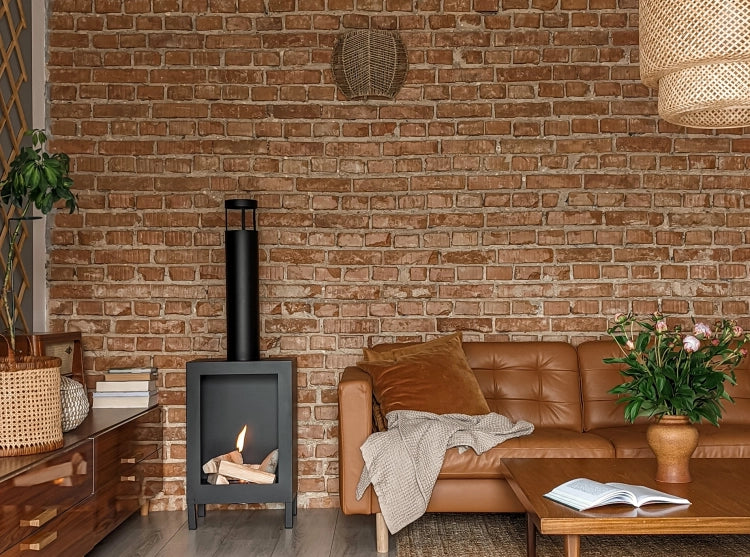 Biofireplace freestanding Kozen black matte