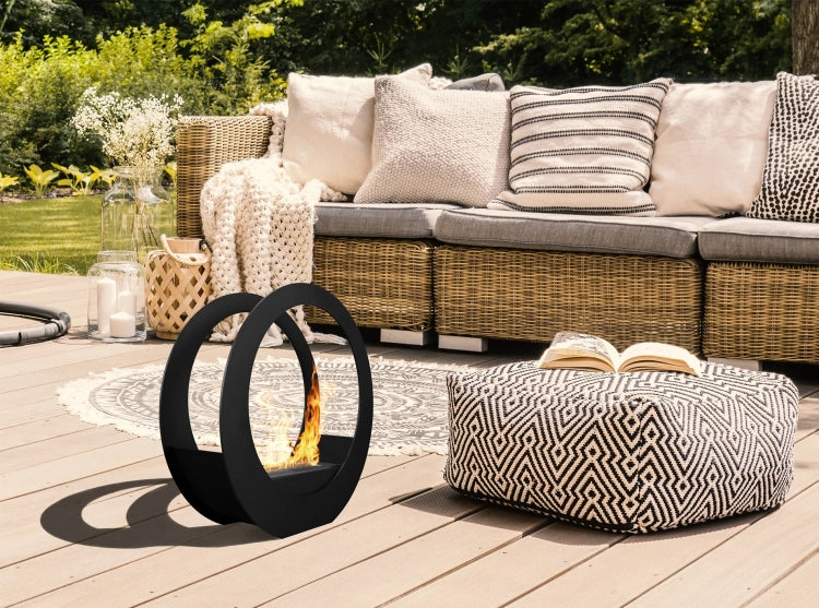 Biofireplace freestanding Only black matte