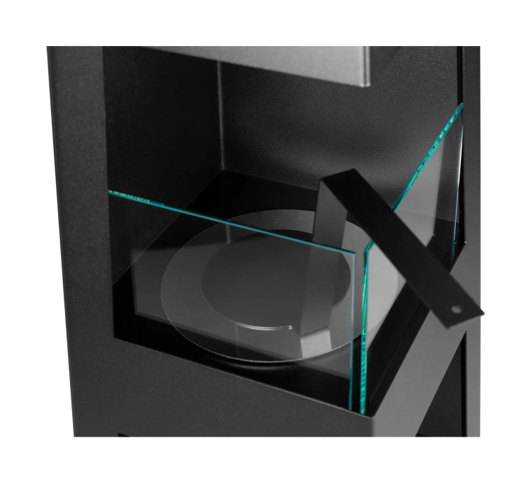 Biofireplace freestanding Pyramid Garden black matte