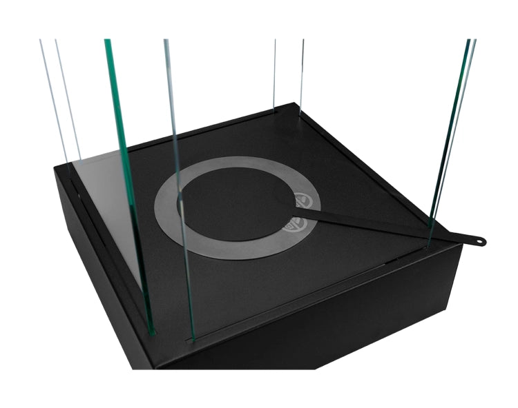 Biofireplace freestanding Sunset Garden Mini black structural