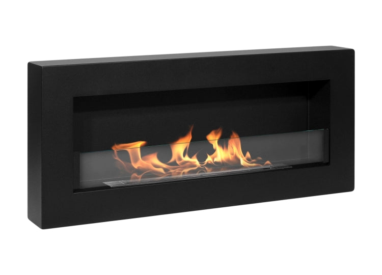 Biofireplace hanging with glass 900x400 Box