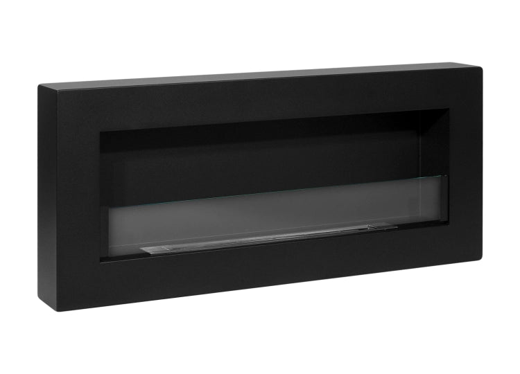 Biofireplace hanging with glass 900x400 Box
