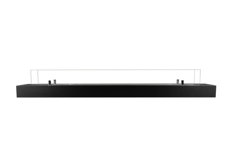 Biofireplace freestanding with glass 1200 black matte