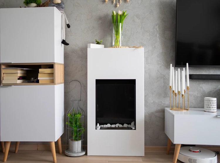 Biofireplace portal Modern structural matte