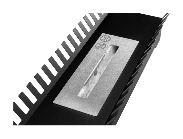 Biofireplace freestanding insert Feniks black matte