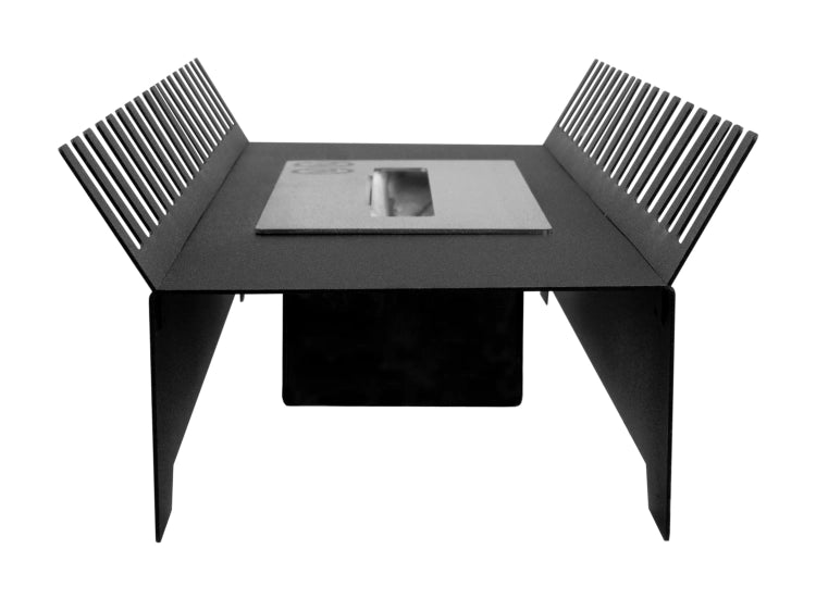 Biofireplace freestanding insert Feniks black matte